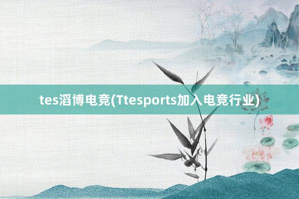 tes滔博电竞(Ttesports加入电竞行业)